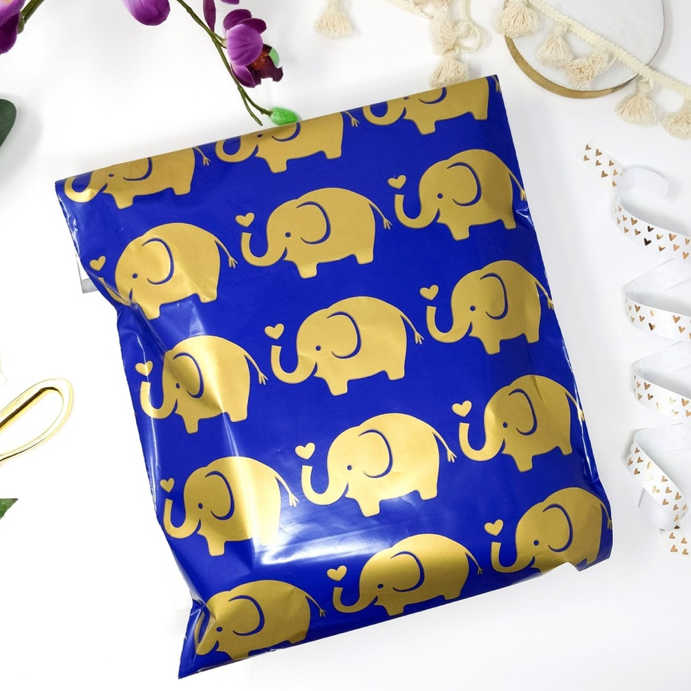 50 6X9 Elephant Poly Mailers CLEARANCE - Picture 6 of 7